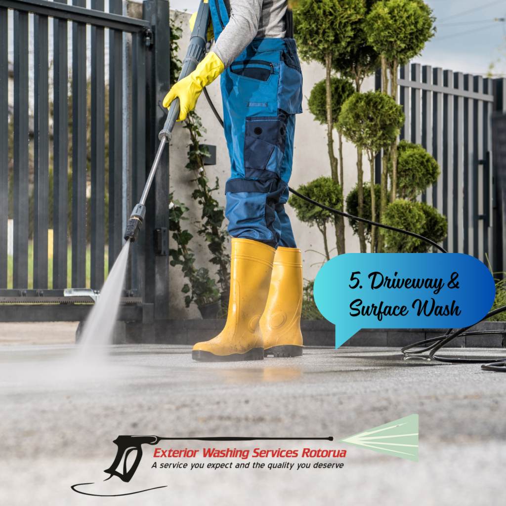 Exterior Washing Services Driveway and Surface Wash