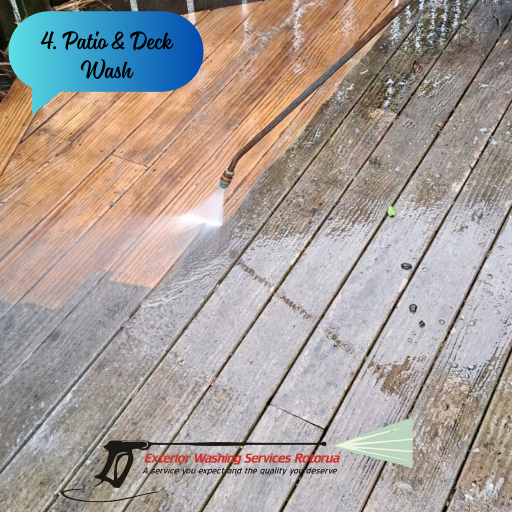 Exterior Washing Services, Patio and Deck Wash